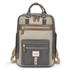 Solid Color Mommy Student Schoolbag Backpack