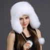 Women’s Korean Fox Fur Lei Feng Hat – Warm Winter Ear Protection Hat by FitiqueFit