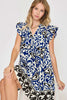 Floral Ruffled Cap Sleeve Tiered Dress For Women – Feminine Floral Print Dress with Ruffled Cap Sleeves and Playful Tiered Design by Stevvex