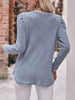 Ribbed Knit Puff Sleeve T-Shirt by Simply Love