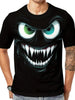3D Evil Smile Shirt for Men – Streetwear Graphic Short Sleeve Tee by FitiqueFit