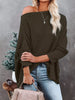Waffle Knit Boat Neck T-Shirt by Simply Love