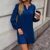 Women's Fashion Simple Elegant Long Sleeve Dress