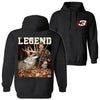 Dale Earnhardt With Deer Hoodie – Vintage Hunting Season Racing & Hunting Fan Unisex Graphic Top by Dog Mom Hat