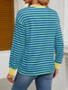 Striped Long Sleeve Casual T-Shirt by Simply Love