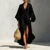 Women's Batwing Sleeve Loose Maxi Resort Dress by FitiqueFit