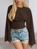 Full Size Long Sleeve Fitted T-Shirt Plus Size by Simply Love