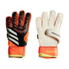 adidas Unisex-Kids Match Fingersave Predator Goalie Gloves Black/Solar Red/Solar Yellow 4 by EasyOptionXY