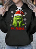 Funny Christmas Cat Hoodie by FitiqueFit