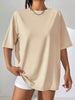 Oversized Solid Color Casual T-Shirt by Simply Love