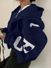 Women’s Zip-Up Printed Sweatshirt – Long Sleeve Casual Jacket by FitiqueFit