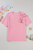 Bow Round Neck Short Sleeve T-Shirt by Simply Love