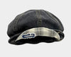 Double-Brim Turned-Up Denim Beret – Breathable Cotton Hat for Women by FitiqueFit