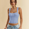 Women’s Polka Dot Underwire Camisole – Party & Date Night Top by FitiqueFit