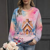 Christmas Snowman & Snowflake Graphic Sweater by FitiqueFit