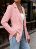 Women's Slim Fit Lapel Collar Long-Sleeve Blazer – Waist-Cinched by FitiqueFit