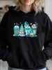 Women’s Christmas Gnomes Hoodie by FitiqueFit