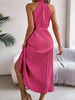 Cute Pink Sleeveless Midi Dress Elegant & Flowy Girls Dress Beautiful Design by Stevvex