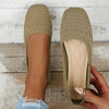 Women’s Knitted Slip-On Shoes | Plus Size Breathable Sneakers by FitiqueFit