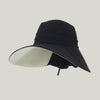 Women's Wide-Brim Striped Sun Hat | Lightweight Outdoor UV Protection by FitiqueFit