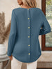 Plus Size Casual Waffle Knit Long Sleeve T-Shirt by Simply Love