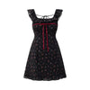 Women’s Sleeveless Floral Suspender Skirt by FitiqueFit