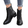 British Style High-Top Zipper Leather Boots — Women’s Trend Fashion Boots by FitiqueFit