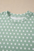 Purple Polka Dot Print Short Set by Wild and Free Boutique
