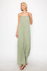 RISEN Wide Leg Tencel Overalls