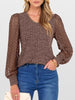 Lace Sleeve V-Neck T-Shirt by Simply Love