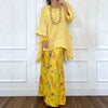 Irregular Hem Drop-Shoulder Top & Wide-Leg Pants Set | 3 Colors by FitiqueFit