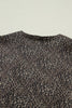 Brown Leopard Print Slim Denim Vest by Wild and Free Boutique