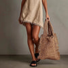 Women's V-Neck Slip Mini Dress – Fringe Trim Sleeveless Streetwear by FitiqueFit