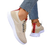 Women’s Non-Slip Round-Toe Casual Sneakers by FitiqueFit