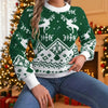 Casual Deer Pattern Long-Sleeve Hoodie Sweater for Women by FitiqueFit
