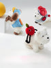 Babycare West Highland Plush Puppy Command Dog Scarf Hat Dog Clothes Set by My Store