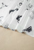 White Western Print Satin Long Skirt by Wild and Free Boutique