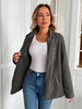 Winter Warm Zip Up Long Sleeve Jacket Fuzzy Cozy & Stylish Jacket Cold-Weather Essential Outdoor Jacket by Stevvex