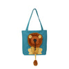Soft Pet Carriers Lion Design Portable Breathable Bag Cat Dog Carrier Bags Outgoing Travel Pets Handbag With Safety Zippers by My Store