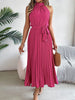 Cute Pink Sleeveless Midi Dress Elegant & Flowy Girls Dress Beautiful Design by Stevvex