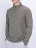 Men's Plus Size Long Sleeve Quarter Zip T-Shirt by Simply Love