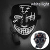 Cold Light Halloween Mask Led Luminous by My Store