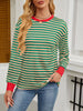 Striped Long Sleeve Casual T-Shirt by Simply Love