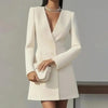 Women’s Deep V-Neck A-Line Dress by FitiqueFit