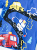 Children's Vehicle Print Crew Neck Short Sleeve T-Shirt by Simply Love