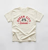 LRT GARAGE PARTS TEE - VINTAGE CREAM (FRONT ONLY) by LITTLE RAD THINGS
