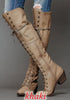 Women’s Over-the-Knee Boots – Round Toe Stylish Tall Winter Boots by FitiqueFit