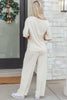 Rose Checkered Print Half Sleeve Tee 2pcs Lounge Pant Set by Wild and Free Boutique