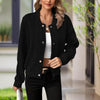 Ribbed Button-Up Knit Shacket by FitiqueFit