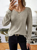 Ribbed Knit Long Sleeve T-Shirt by Simply Love